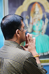Image showing Hindu prayer (EDITORIAL)