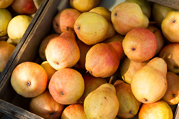 Image showing Stack of pear