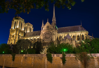 Image showing Cathedral at night