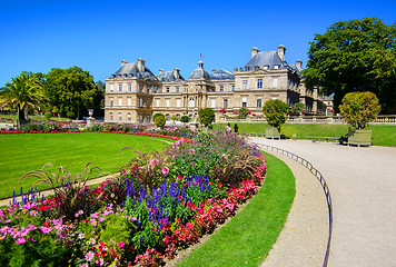 Image showing Luxembourg Palace in afternoon