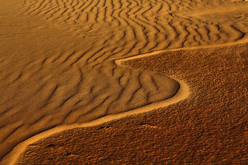 Image showing Patterns in sand