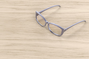 Image showing Modern female eyeglasses