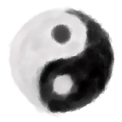 Image showing yin yang symbol
