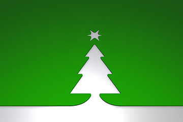 Image showing christmas tree - 3d rendering