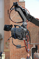 Image showing camera on a boom arm