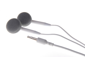 Image showing earphones for mp3-player