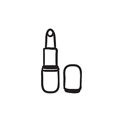 Image showing Lipstick sketch icon.