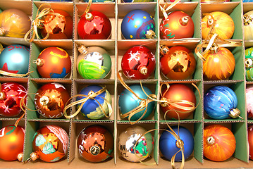 Image showing christmas balls