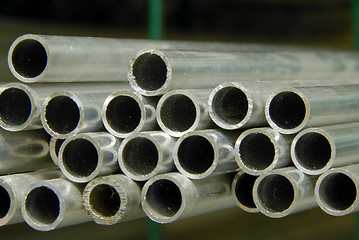 Image showing steel pipes