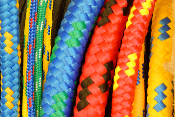 Image showing colorful ropes