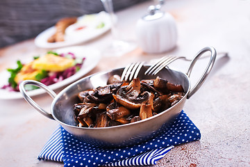 Image showing fried mushrooms 