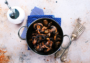 Image showing fried mushrooms 