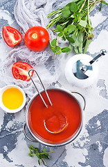 Image showing tomato soup