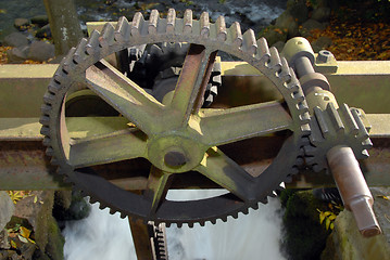 Image showing steely gears