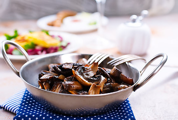 Image showing fried mushrooms 