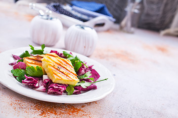 Image showing salad with cheese