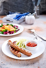 Image showing sausages