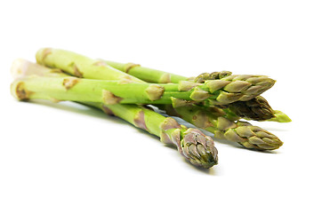 Image showing Delicious isolated asparagus