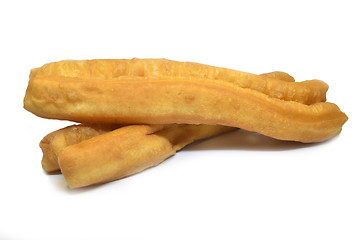 Image showing Fried bread stick, popular Chinese cuisine