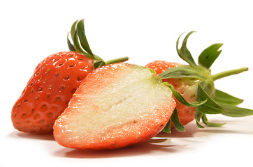 Image showing Strawberry fruits isolated