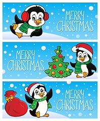 Image showing Merry Christmas topic banners 4