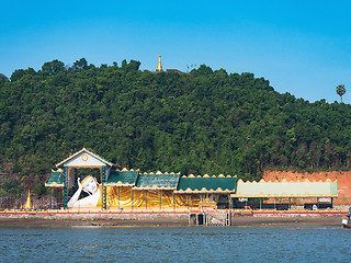 Image showing Reclining Buddha in Myeik, Myanmar