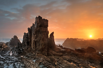 Image showing Bermagui South Coast sunrise