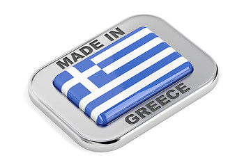 Image showing Made in Greece badge