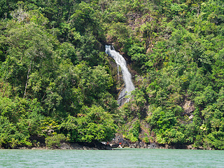 Image showing Waterfall at the Mergui Archipelago