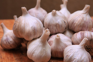 Image showing aromatic garlic small group