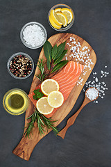 Image showing Salmon Fish for Healthy Eating
