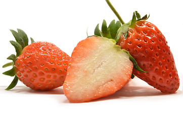 Image showing Strawberry fruits isolated