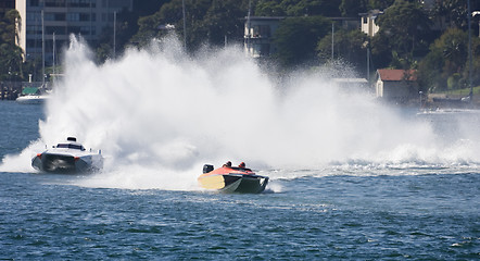 Image showing Powerboats