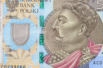 Image showing Five hunderd zloties bank note