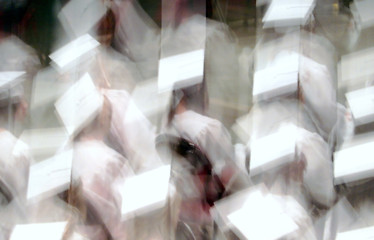 Image showing Graduation ceremony abstract.