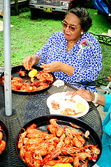 Image showing Louisiana crayfish cajun festival.