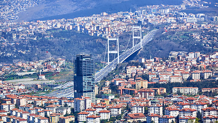 Image showing Fatih Sultan Mehmet Bridge. Istanbul,Turkey