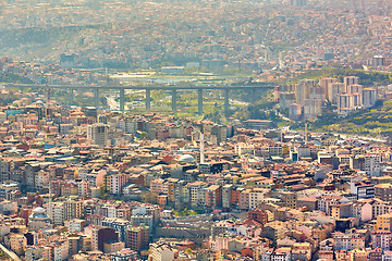 Image showing Urban landscape of European side of Istanbul.