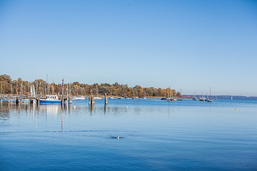 Image showing Ammersee in the morning