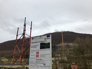 Image showing New tunnel construction - Stuttgart 21, Aichelberg