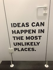 Image showing Ideas can happen in the most unlikely places