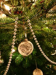 Image showing Christmas Decorations On Tree