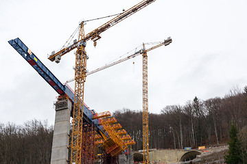 Image showing New tunnel construction - Stuttgart 21, Aichelberg