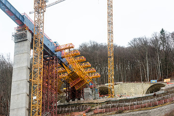 Image showing New tunnel construction - Stuttgart 21, Aichelberg