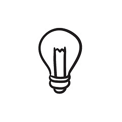 Image showing Lightbulb sketch icon.