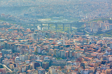 Image showing Urban landscape of European side of Istanbul.