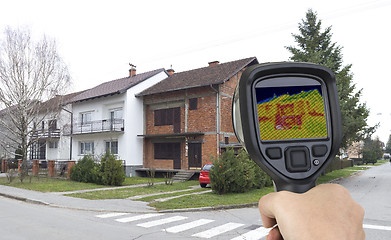 Image showing Facade Infrared Leak