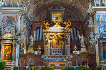 Image showing Altar of church. Rome, Italy