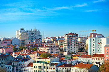 Image showing Lisbon new districts architecture. Portugal