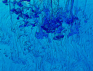 Image showing Blue Acrylic Background